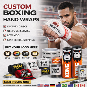 เทปพัน<span class=keywords><strong>มือ</strong></span>สำหรับชกมวย พิมพ์ลายตามสั่ง Xingda ผลิตจากผ้าฝ้าย สำหรับมวยไทย มวยสากล MMA คิกบ็อกซิ่ง จัดจำหน่ายโดยโรงงาน - Product Image 1