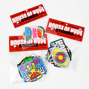 Etiqueta Adhesiva de PVC con Logotipo Impreso, Diseño Personalizado, Brillante, Impermeable, Vinilo Holográfico, Troquelado Personalizado - Product Image 2