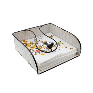 Porte-mouchoirs en fer au design tendance, de qualité supérieure, de forme carrée, par Home Arts - Product Image 1