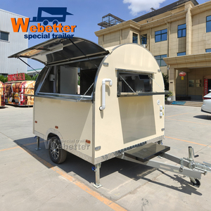 Webetter Mini Food Truck de petite taille, chariot à glaces, frites, bar à cocktails mobile, camion de restauration rapide, camion de café, remorque de traiteur - Product Image 2