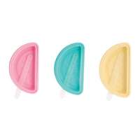 Moule à glace en silicone pastèque Machine à popsicle maison écologique Moule à crème glacée série fruits facile à utiliser