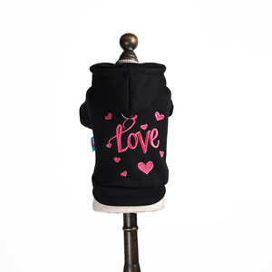 Vestiti per animali domestici autunno inverno nuovo cucciolo di piccolo cane caldo accogliente piccolo campione ricamato felpa bianca per cani gatti - Product Image 5