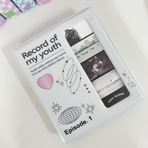 Ins avec le même album <span class=keywords><strong>photo</strong></span> Life Sweet Style asiatique Livre de cartes à quatre grilles Star Film Bookmark Collection Book Star Chaser Book - Product Image 6