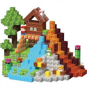 บล็อกแม่เหล็ก 100 ชิ้น สำหรับเด็ก สร้างสรรค์รูปทรงลูกบาศก์ ชุดเกม STEM ของขวัญวันเกิดสำหรับเด็กชายและเด็กหญิง ชุดบล็อกแม่เหล็ก - Product Image 1