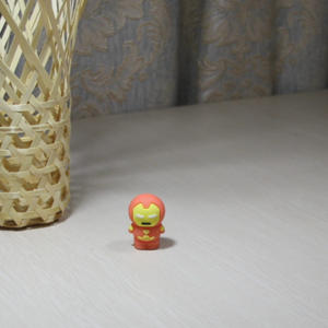 Mini Portable ornement PVC caoutchouc souple dessin animé chauve-souris homme vert bleu capitaine <span class=keywords><strong>fer</strong></span> Spider Man étudiant - Product Image 4