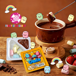 มาร์ชเมลโลว์เคลือบช็อกโกแลตฮาลาล ขายส่ง มาร์ชเมลโลว์นุ่มฟู รสชาติหวานเข้มข้นด้วยซอสช็อกโกแลต เหมาะสำหรับเด็ก - Product Image 4