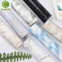 Rouleau de papier peint autoadhésif en PVC de 45cm de largeur autocollant et papier de contact adhésif pour décoration murale