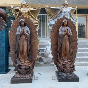 BLVE all'aperto dimensione della vita religiosa nostra signora Virgen De Guadalupe St maria scultura bronzo maria <span class=keywords><strong>statue</strong></span> stampi per la vendita - Product Image 1