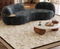 Modernes Chesterfield Ecksofa-Set - Stoffbezogen, Umweltfreundlich, Komfortabel, Langlebig, Verstellbar, Modulares Design, Schwamm-Villa