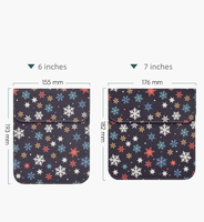 Housse de protection personnalisable pour Kindle Paperwhite 6/7 en cuir PU antichoc avec fonction veille automatique et dragonne magnétique
