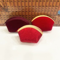 Pochette à bijoux en velours anti-poussière avec fermeture éclair Talent Gift 6,5x4x9cm