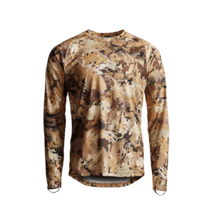 하이 엔드 가을 사냥 긴팔 풀오버 폴리에스터 카모 항균 속건 사냥 티셔츠 - Product Image 5