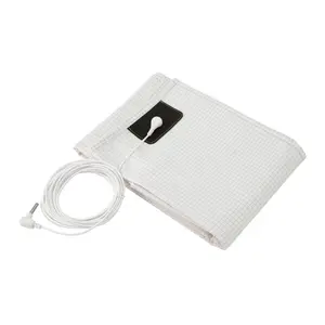 Conductive Earthing Connection Bed Flat Sheet Queen 130 x 200 cm Include a Grounding Cable Wire