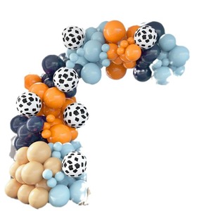 Set di <span class=keywords><strong>palloncini</strong></span> per feste con animali da fattoria a tema cane con stampa di mucca palloncino in lattice kit per decorazione di compleanno per bambini - Product Image 4