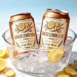 Cerveza Artesanal en Lata de Fábrica OEM con Alto Contenido de Alcohol, Cerveza Premium de Calidad Natural con Sabor a Especias, <span class=keywords><strong>Ale</strong></span> Ligero, Cerveza de Malta de Jengibre - Product Image 4