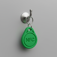 Llaveros NFC Inteligentes para el Hogar, Mini Etiquetas RFID NTAG213 de PVC y Silicona para Acceso a Apartamentos, Villas, Garajes y Hoteles