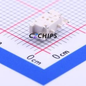 K2-1112SW-A4SW-04 Tactile Switch SMD Switch Single Pole Single Throw Rectangle Button 2.5N Right Angle Insert - Product Image 2