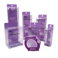 Scatola di Imballaggio in Plastica PET Personalizzata per Fermagli per Capelli |   Design Ecologico Trasparente a Conchiglia con Stampa Logo Personalizzata