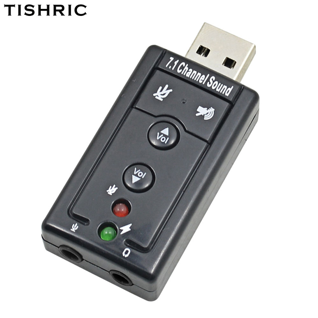 Simulated 7.1 channel USB external sound card, no need to disassemble, plug and play