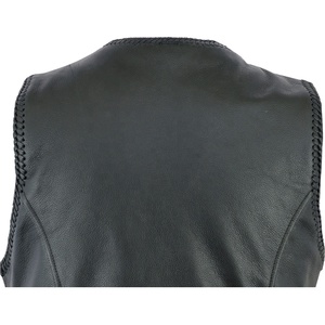 Gilet de moto en jean et cuir véritable pour homme, style Mdm900, écologique, formel, automne, avec taille ajustable pour costumes, taille personnalisée - Product Image 6