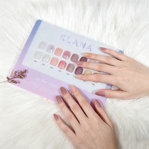 KLANA Luxury Translucent Gittler UV <b>Gel</b> Polish <b>Set</b> 15ml Ethereal <b>Nails</b> From Sheer Opals to Warm Golds Color OEM - Product Image 5