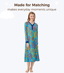 Conjunto de Pijama de Fibra de Bambú para Mujer, con Estampado Animal/Sólido Personalizado, Cuello Redondo, Cintura Elástica y Mangas Cortas - Product Image 3