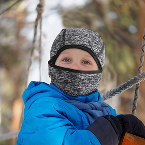 Pasamontañas de esquí transpirable para niños y niñas, equipo de cabeza para montar a prueba de viento, calentador de cuello completo, venta al por mayor de fábrica, OEM - Product Image 5