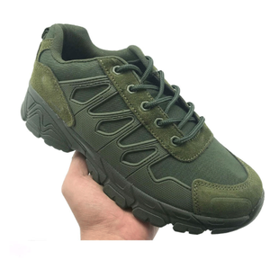 DFT0115 Zapatos Personalizados Negros, Verdes y Marrones, Transpirables, de Gamuza, para Entrenamiento, Senderismo y Uso Diario - Product Image 1