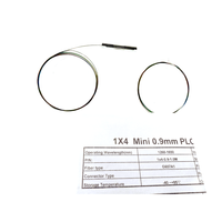 1x2 1x4 1x8 1x16 PLC Fiber Optic Splitter Tipe Bare - Tanpa Konektor, 1260-1650nm, Keandalan Tinggi untuk Jaringan FTTx / PON