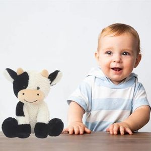 Peluche personnalisée brodée Vache des Highlands, super douce, avec rembourrage en coton, jouet anti-stress, mascotte de dessin animé, vente en gros - Product Image 5