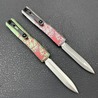 Couteau pliant haut de gamme en alliage d'aluminium UT85, couteau de survie tactique portable pour le camping en plein air, couteau de défense personnelle pour la jungle