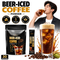 Aeglewell Café Glacé en Poudre Sans Alcool 30 Sachets 0 Sucre Électrolytes Hydratation Énergie Métabolisme Immunité Antioxydant