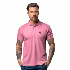 Fornecedor de design de camiseta da moda 100 algodão do polo