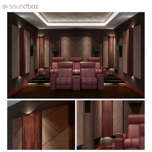 Paneles de pared decorativos para cine en casa Paneles acústicos insonorizados de fácil instalación Solución de diseño gráfico - Product Image 5