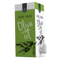 Pochette souple en plastique avec bec verseur et bouchon à vis, qualité alimentaire, pour huile d'olive de cuisson