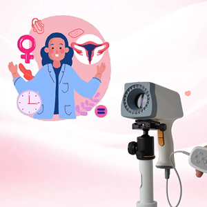 Máy soi cổ tử cung di động KN-2200 máy ảnh soi cổ tử cung video để kiểm tra phụ khoa Máy soi cổ tử cung kỹ thuật số được chứng nhận <span class=keywords><strong>CE</strong></span> - Product Image 4