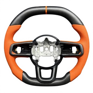 Volante Personalizado de Fibra de Carbono Real para Jeep Wrangler JL Unlimited 2018 2019 2020 2021 <span class=keywords><strong>2022</strong></span> 2023 2024 Todoterreno - Product Image 5