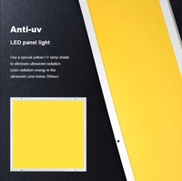 Panel de Luz LED para Cuarto Limpio de 30x120cm, Anti-UV, Bloquea Eficazmente los Rayos Ultravioleta Inferiores a 500nm