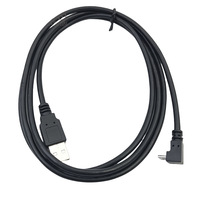 USB 2.0 A타입 to L형 5핀 마이크로 USB 케이블 0.3m