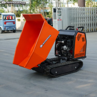 500kg Rhinoceros XN500 Petit Chargeur Dumper Truck Site Carrier Construction Véhicule Utilitaire Compact Basculement Machine Hydraulique