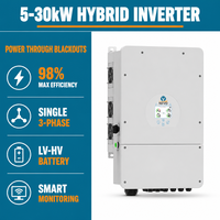 5-30kW Kommerzielles Solarenergiespeichersystem Hybrid-Wechselrichter LiFePO4-Batterie für Fabrik und Werkstatt