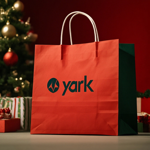 Sac cadeau en papier de luxe avec logo personnalisé écologique pour Noël, sacs de shopping de luxe de marque, sac fourre-tout en kraft - Product Image 6