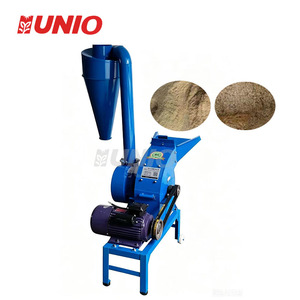 Broyeur à marteaux 220V pour maïs, riz, balles de maïs, céréales et fourrage, concasseur d'aliments pour animaux (porcs), machine de traitement alimentaire, mélangeur motorisé - Product Image 1