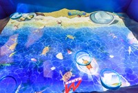 Projecteur de Sol Interactif 3D Leplay pour Jeux d'Enfants Plage et Piscine – Résolution WUXGA Luminosité 2000-8500 Lumens