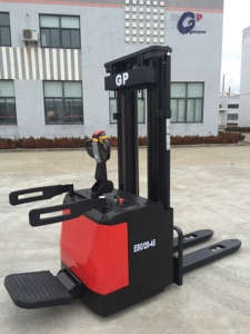 1000kg 2200lbs 1,6 m <span class=keywords><strong>Super</strong></span> luz eléctrica completa Walkie <span class=keywords><strong>Stacker</strong></span> por bajo nivel de - Product Image 4