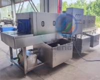 Laveuse de plateaux de boulangerie en acier inoxydable, machine industrielle de lavage de plateaux de cuisson, équipement de nettoyage pour usine alimentaire