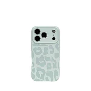Funda de Silicona Líquida con Estampado de Leopardo para el <span class=keywords><strong>Black</strong></span> <span class=keywords><strong>Friday</strong></span>, Funda Protectora Completa con Estampado para <span class=keywords><strong>Apple</strong></span> iPhone 17 Pro Max, Antihuellas - Product Image 1