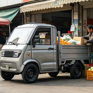 Nueva Camioneta Eléctrica de Baja Velocidad <span class=keywords><strong>con</strong></span> Cabina Cerrada, Chasis 4x2, Transporte de Mercancías, Extensor de Rango Opcional, Carga de 1-10t - Product Image 1