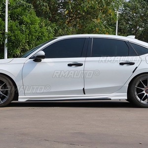 <b>Car</b> Side Skirt Lip Spoiler Extension Splitter <b>Diffuser</b> Guard Apron For Honda Sedan Civic 11th Gen Body Kit <b>Car</b> Accessories - Product Image 4