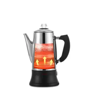 חדש עיצוב אלחוטי נירוסטה בית מטבח בישול מכשירי יצרנית כוס סט ss חשמלי תורכי קפה סיר עם מכסה ידית